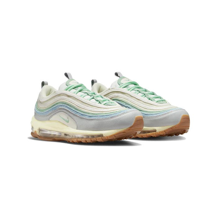 Nike Air Max 97 Enamel Green Sail Worn Blue Baskets Vert Bleu Homme Femme - 2
