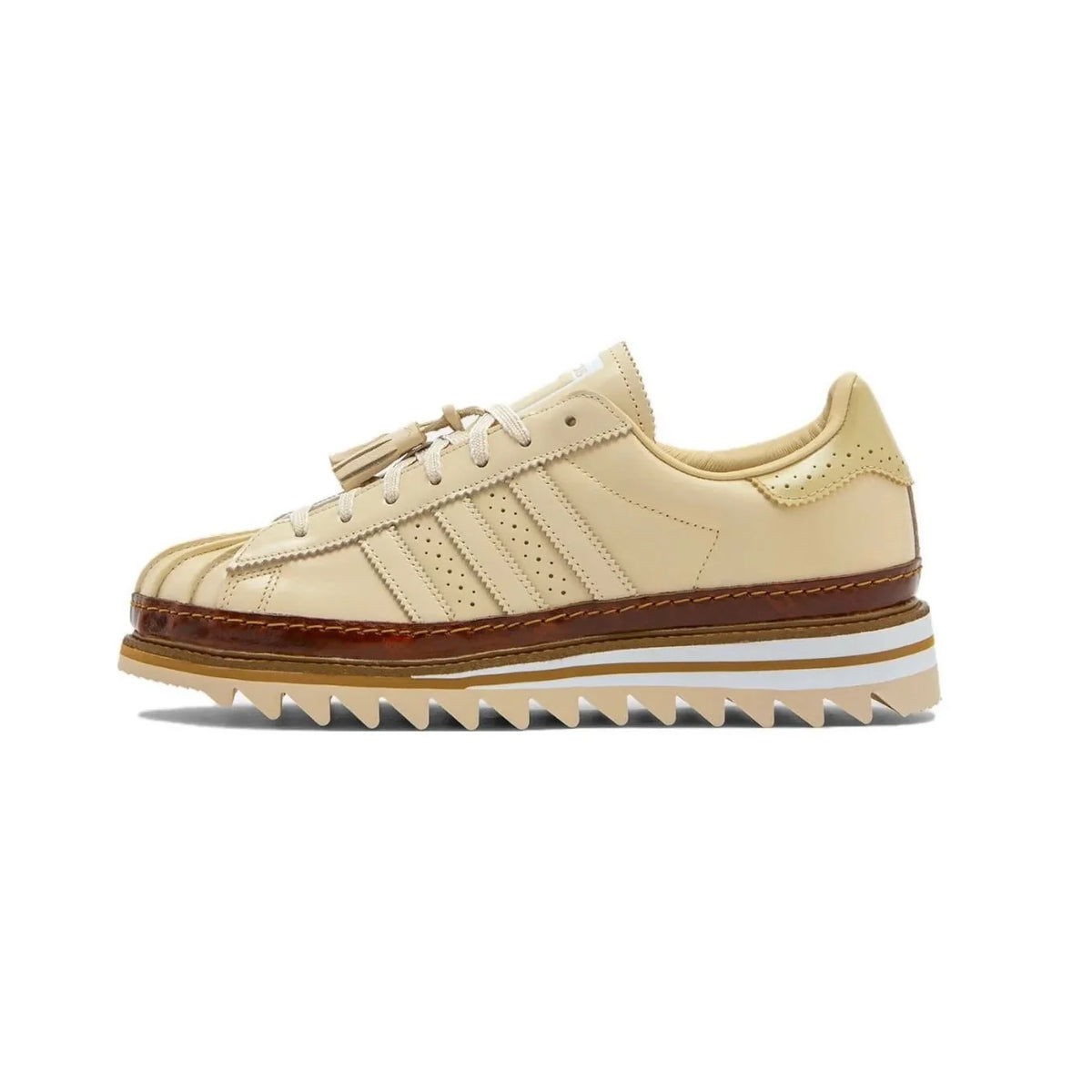 adidas Superstar x CLOT Milk Tea Baskets Beige Blanc Homme Femme - 4