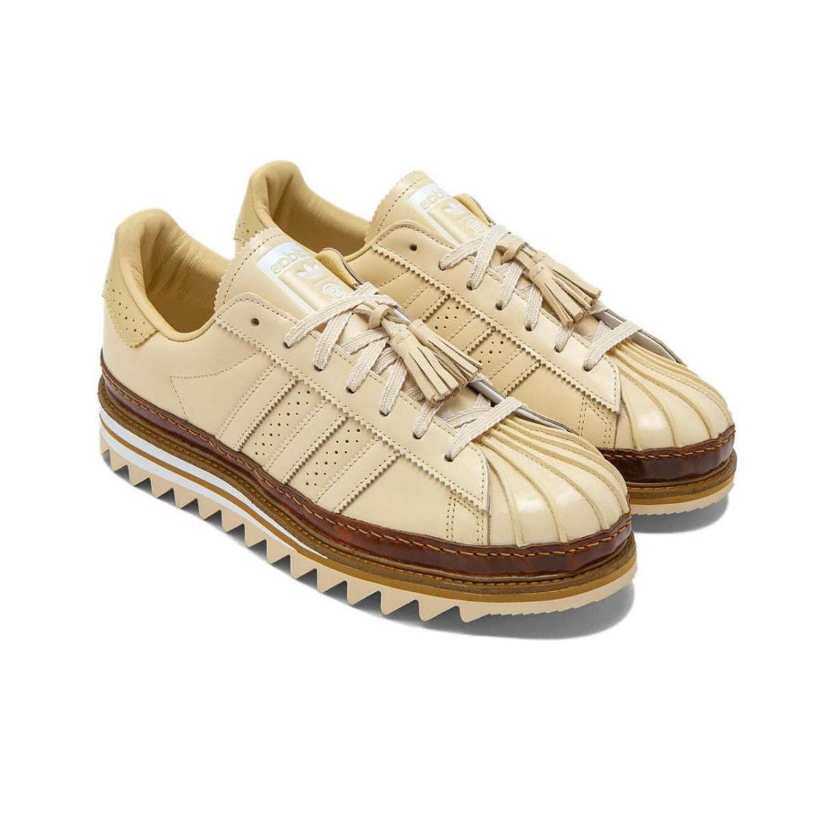 adidas Superstar x CLOT Milk Tea Baskets Beige Blanc Homme Femme - 2