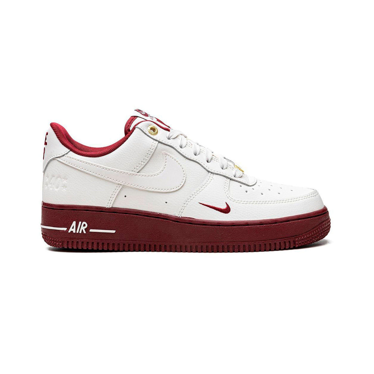Nike Air Force 1 Low 40th Anniversary Edition Sail Team Red Baskets Blanc Rouge Mixte - 1