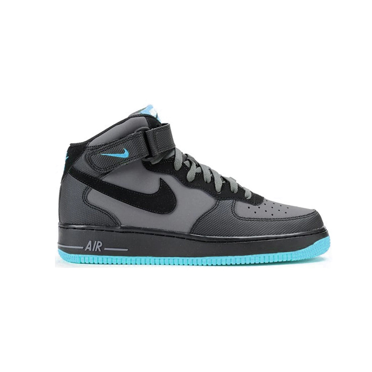 Nike Air Force 1 Mid Lava Blue Baskets Bleu Homme Femme - 1