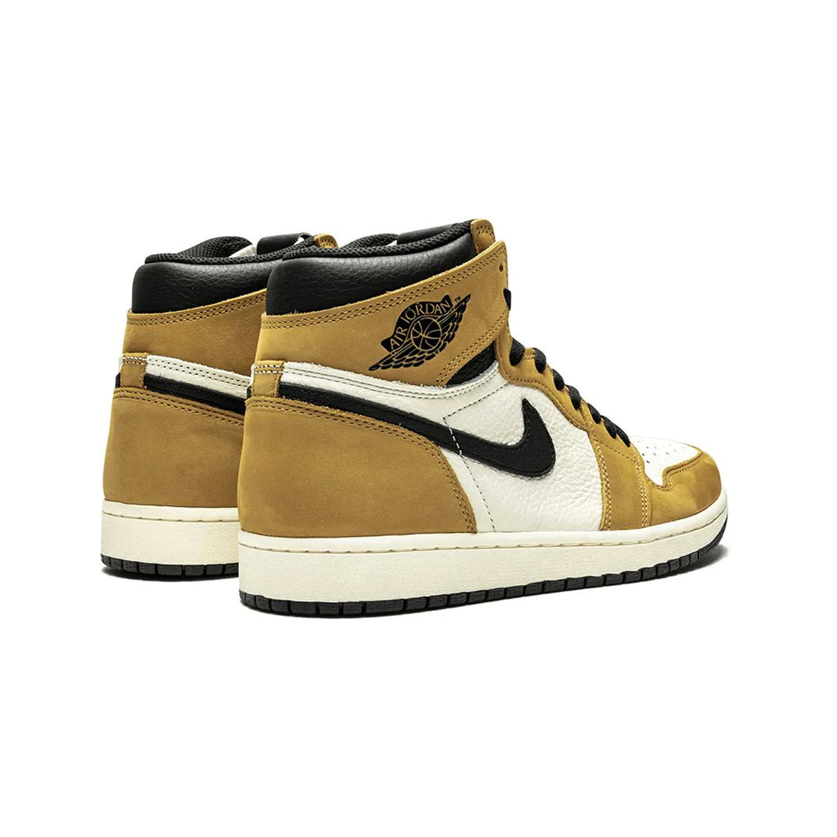 Air Jordan 1 Rookie Of The Year Baskets Marron Noir Homme Femme - 2
