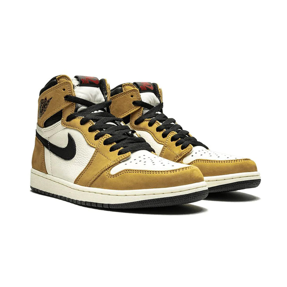 Air Jordan 1 Rookie Of The Year Baskets Marron Noir Homme Femme - 3