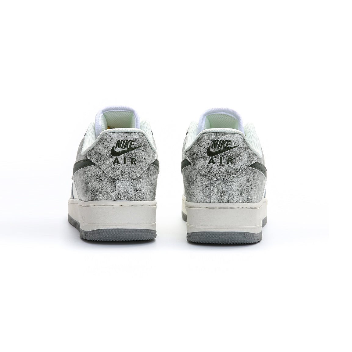 Nike Air Force 1 Low Military Green Grey Baskets Vert Gris Homme Femme - 3