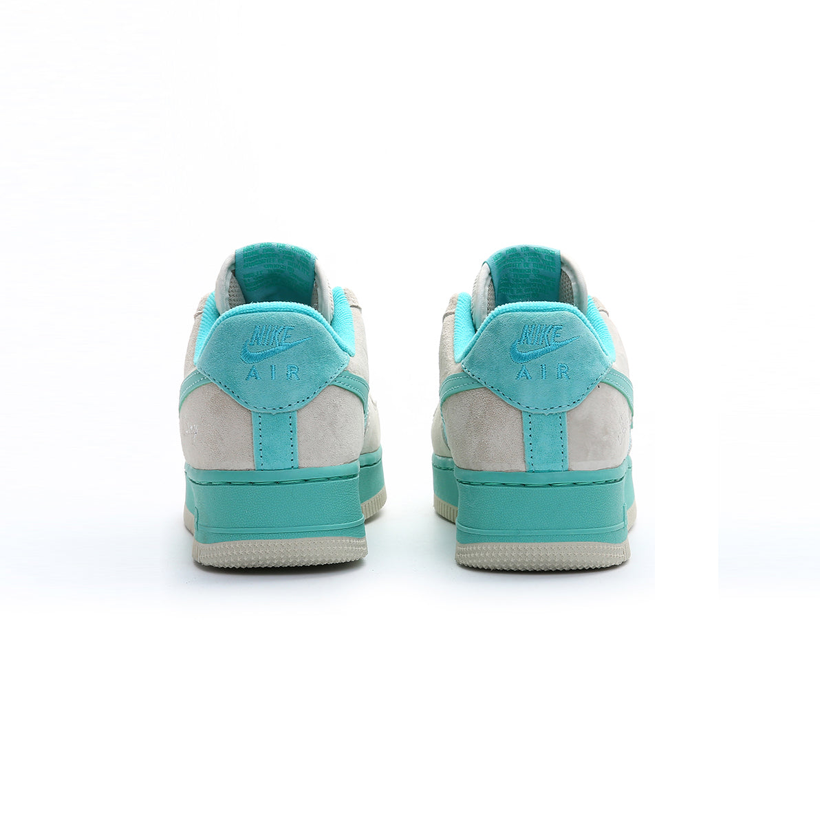 Nike Air Force 1 Low Tiffany's Blue Sand Baskets Bleu Beige Homme Femme - 3