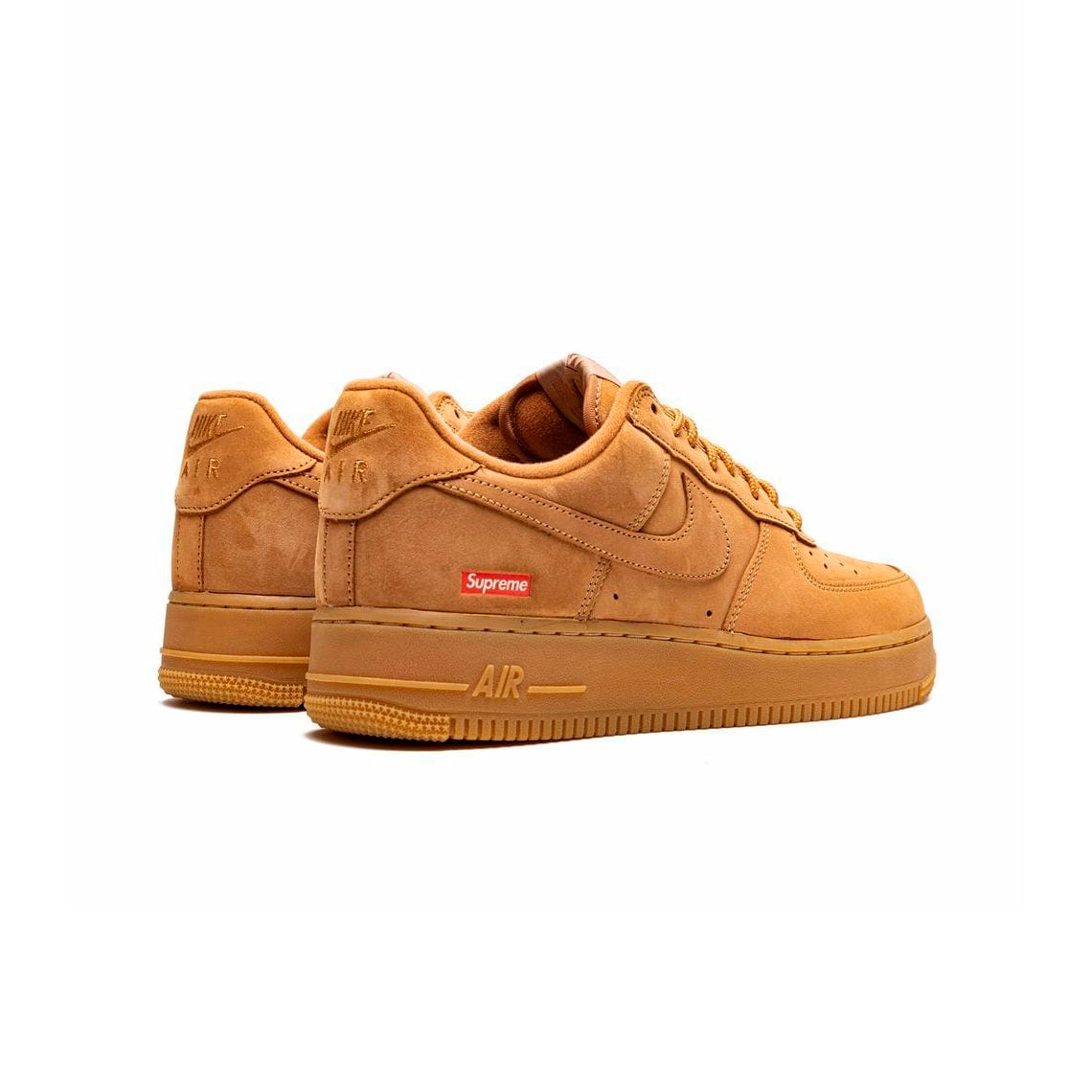Nike Air Force 1 Low x Supreme Camel Baskets Beige Marron Homme Femme - 3