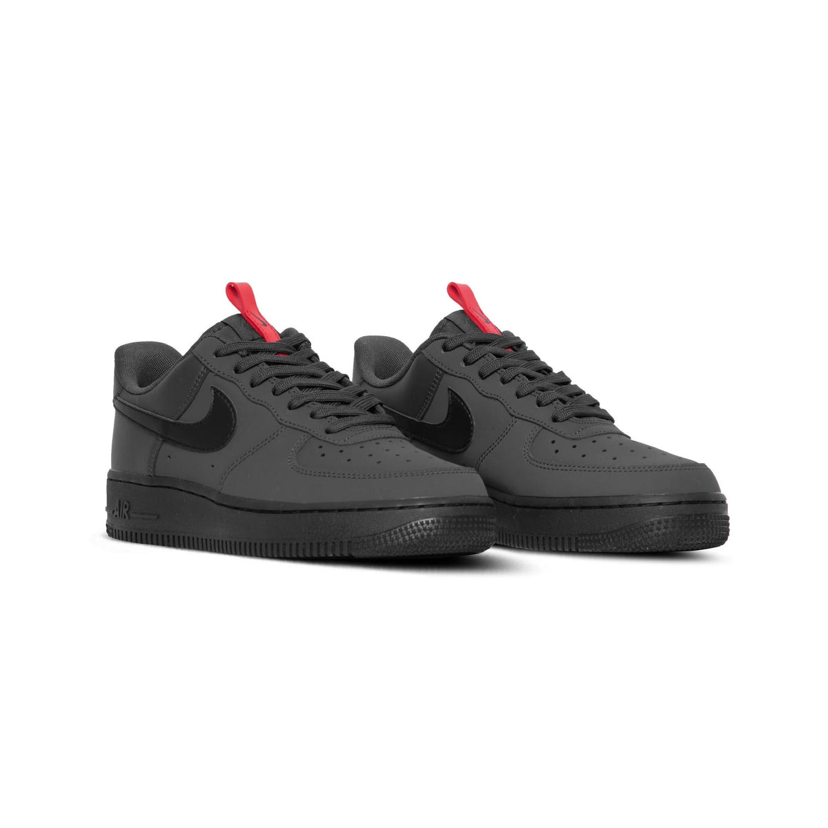 Nike Air Force 1 Low Anthracite Black Baskets Noir Homme Femme - 2