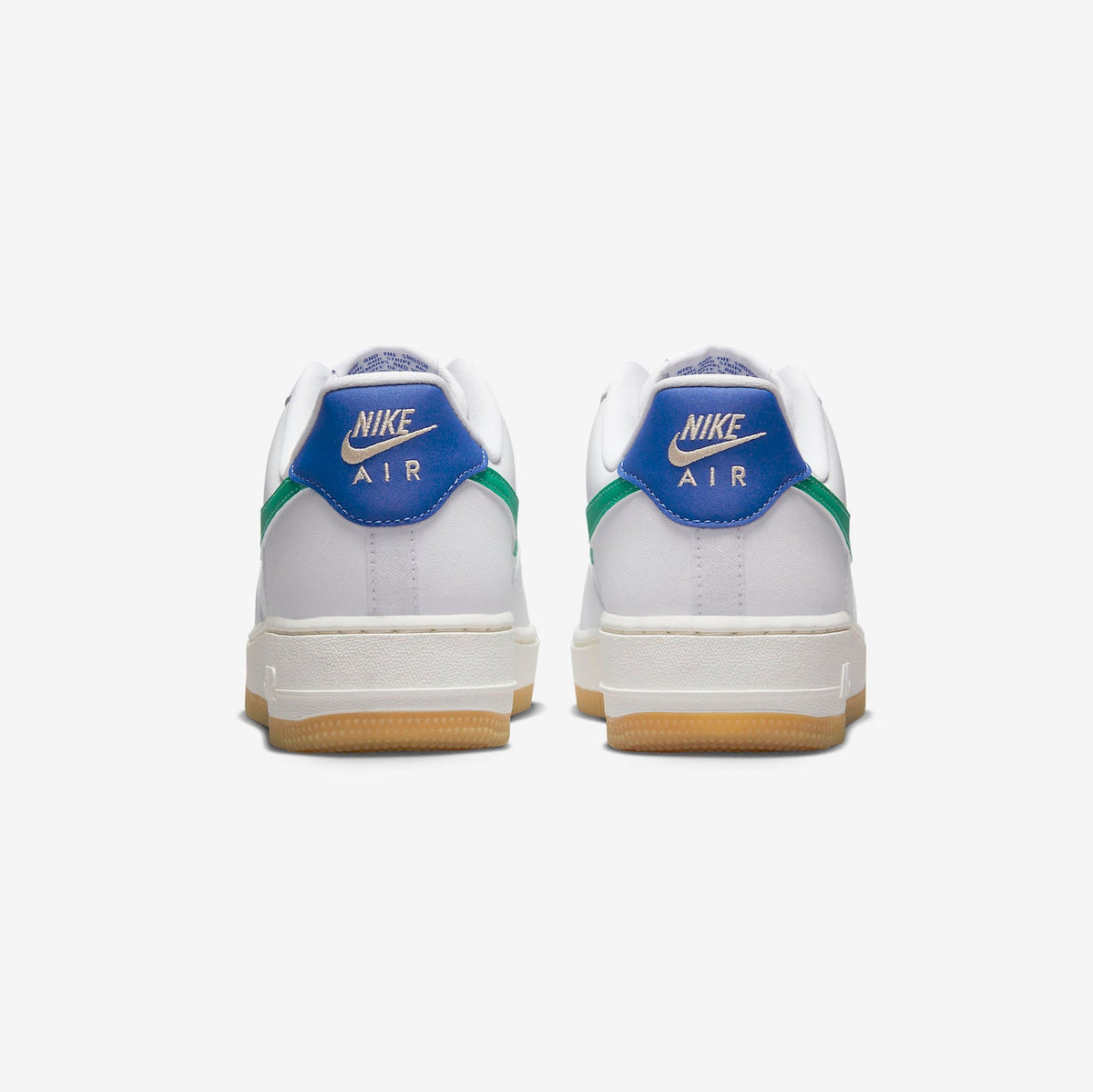 Nike Air Force 1 Low Royal Green Gum Baskets Bleu Vert Homme Femme - 3