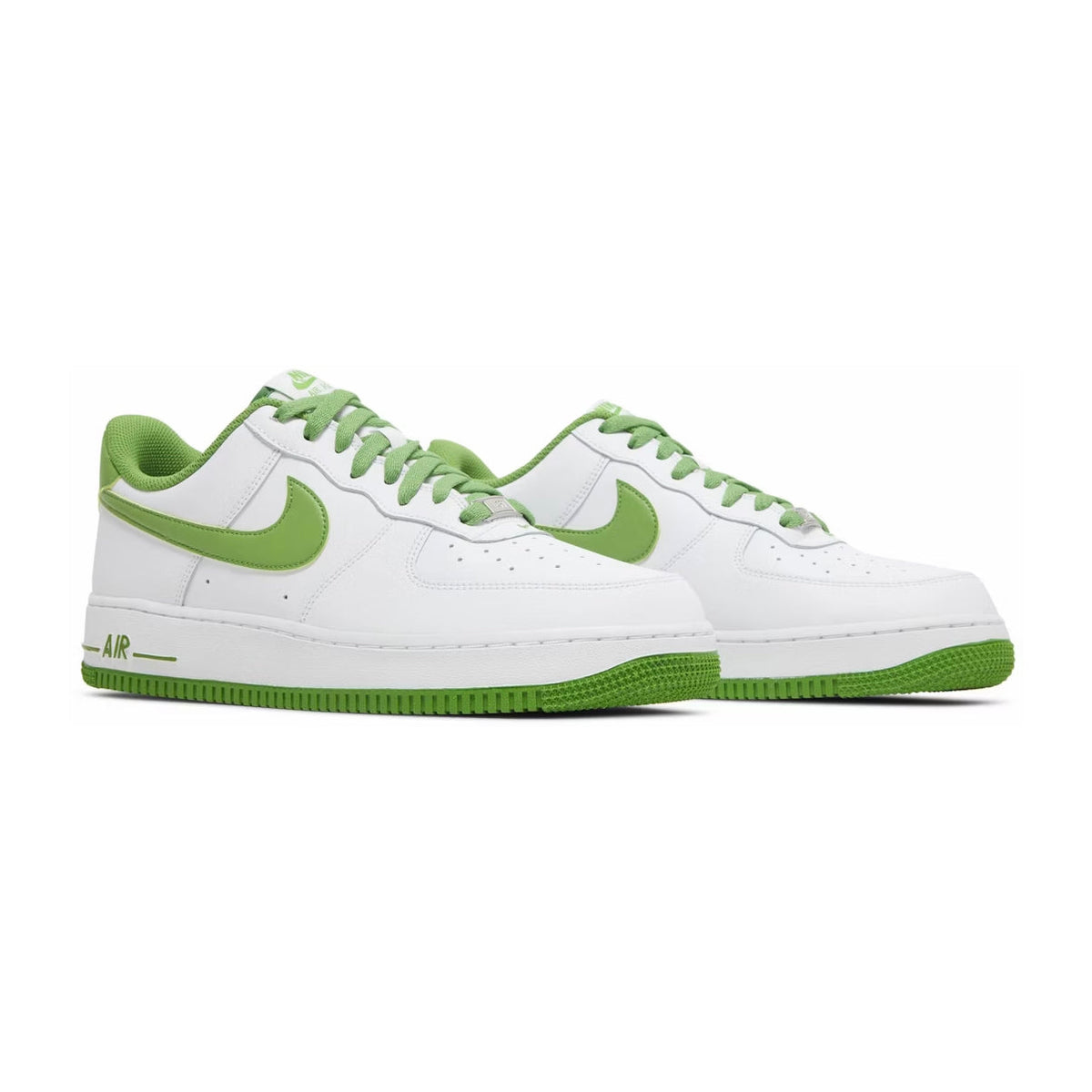 Nike Air Force 1 Low White Chlorophyll Baskets Blanc Vert Homme Femme - 2