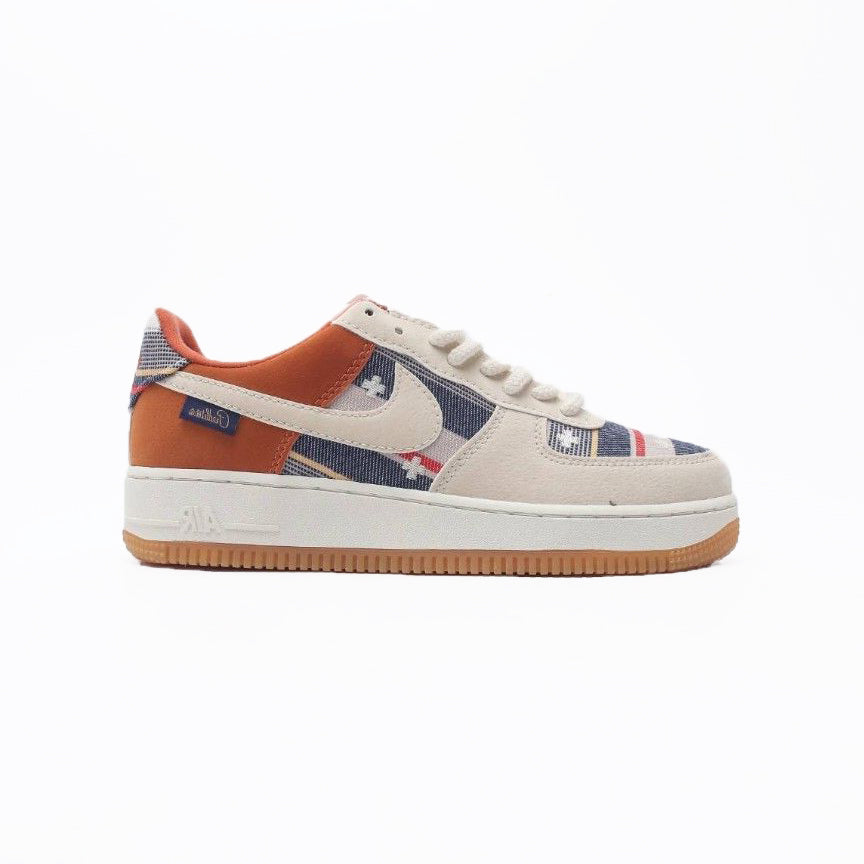 Nike Air Force 1 '07 Padletton Light Baskets Beige Blanc Homme Femme - 1