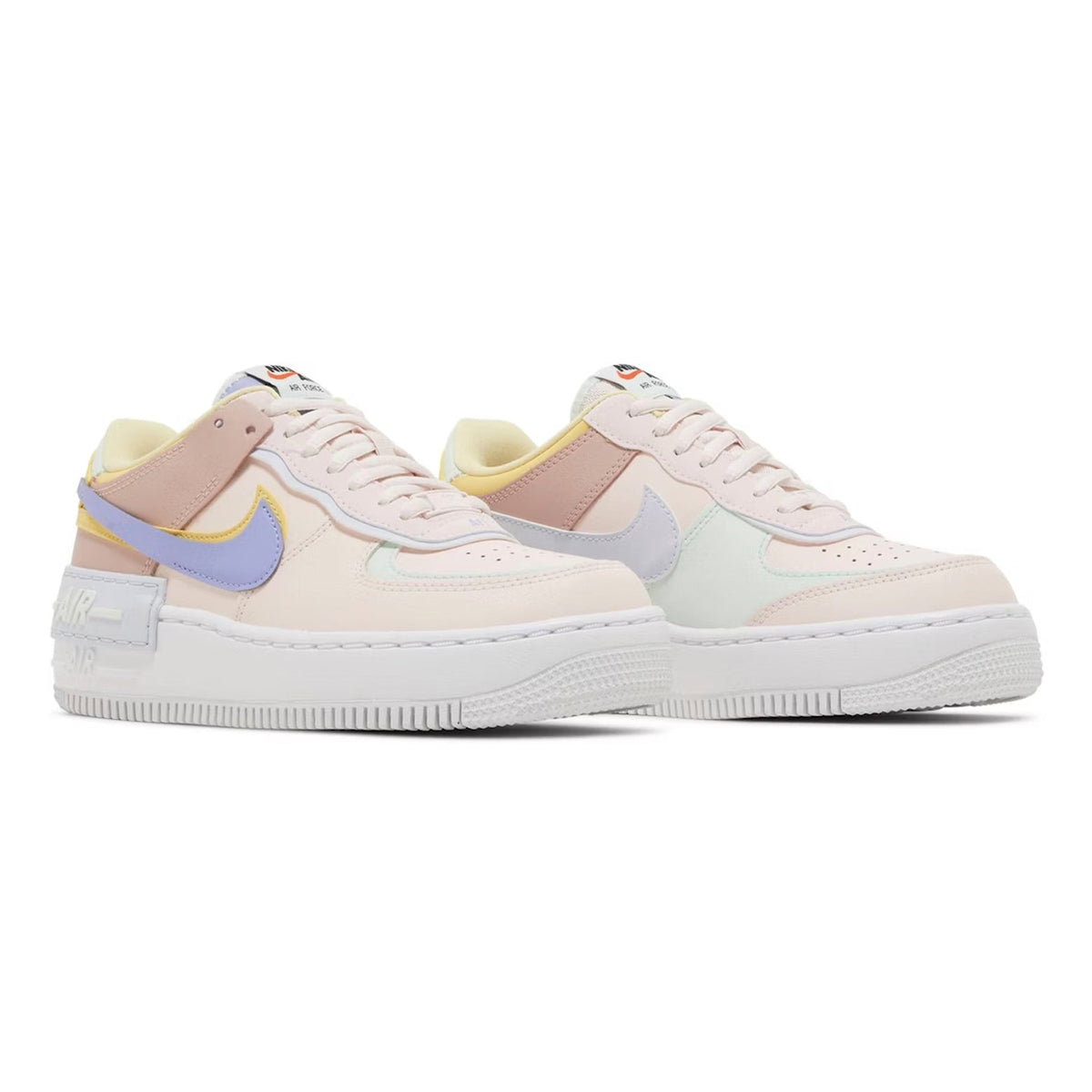Nike Air Force 1 Shadow Light Soft Pink Baskets Rose Homme Femme - 2