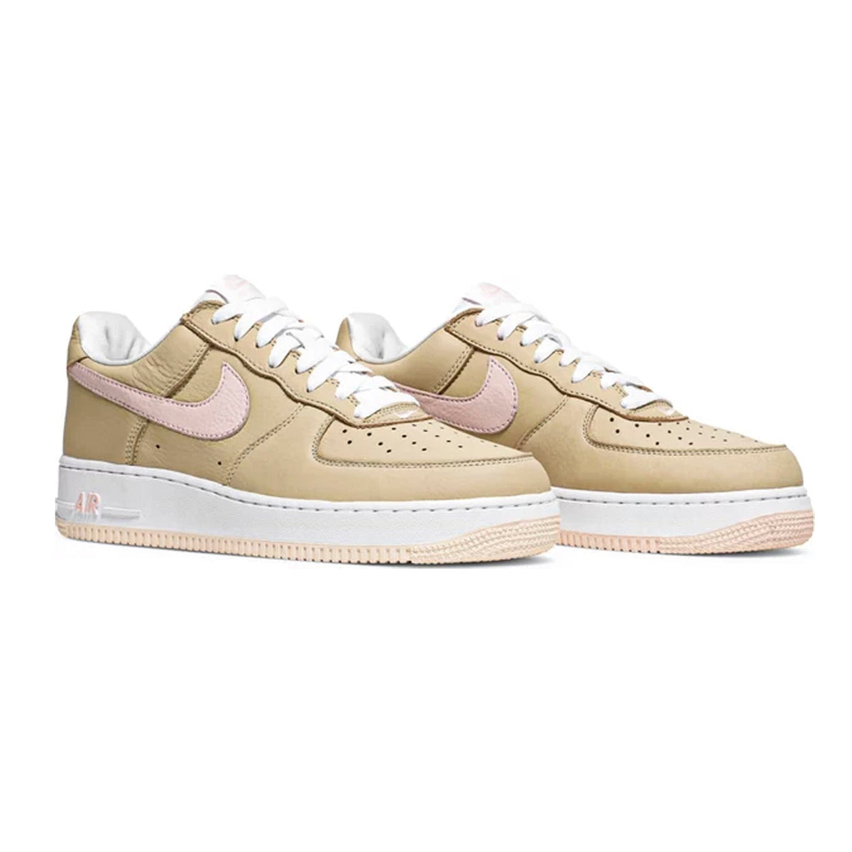 Nike Air Force 1 Low Linen Baskets Beige Homme Femme - 2