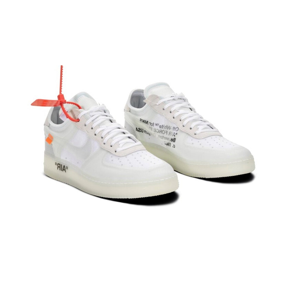 Nike Air Force 1 Low x Off-White Baskets Blanc Homme Femme - 2