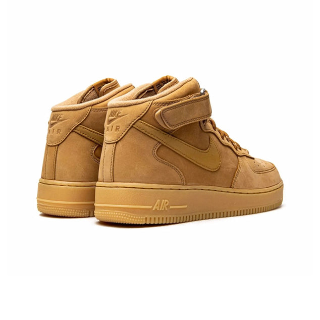Nike Air Force 1 Mid '07 Flax Baskets Beige Marron Homme Femme - 3
