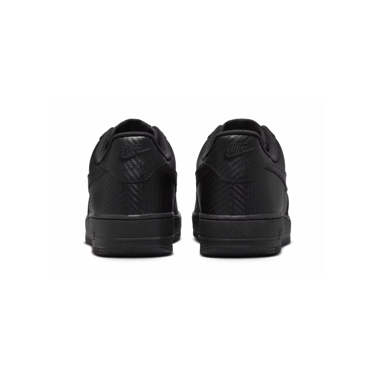 Nike Air Force 1 Low Black Carbon Fiber Baskets Noir Homme Femme - 3