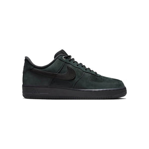 Nike Air Force 1 Low Black Nubuck Baskets Noir Homme Femme - 1