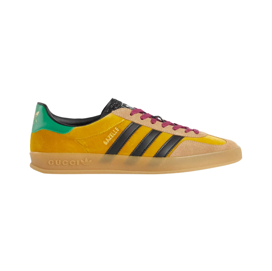 adidas Gazelle x Gucci Baskets Jaune Homme Femme - 1
