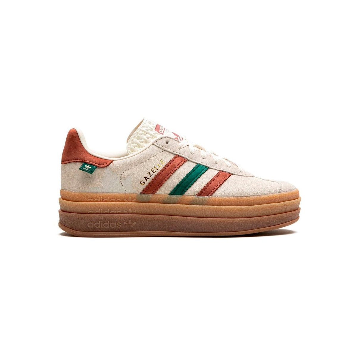 adidas Gazelle Bold Baskets Orange Rouge Femme - 1