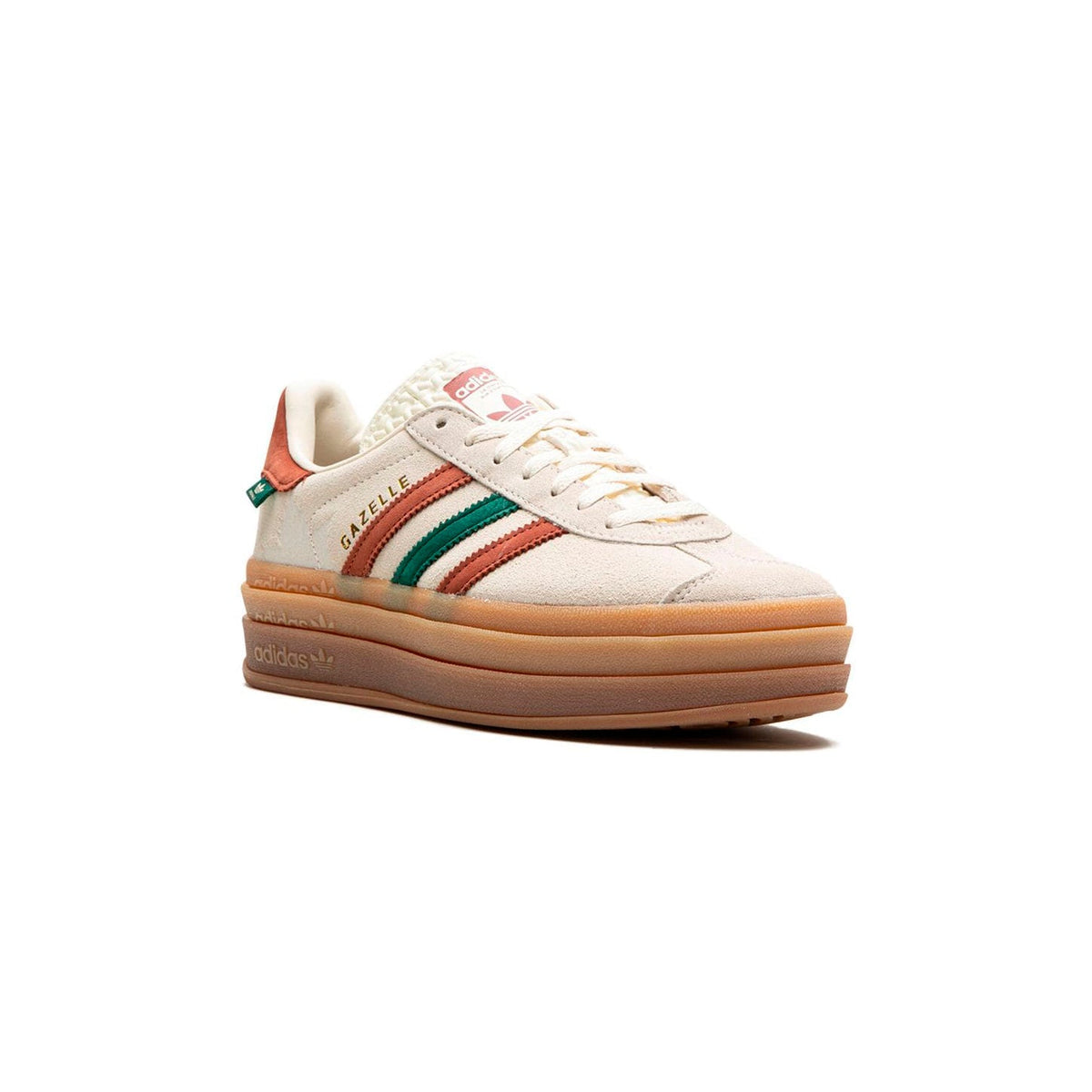 adidas Gazelle Bold Baskets Orange Rouge Femme - 2