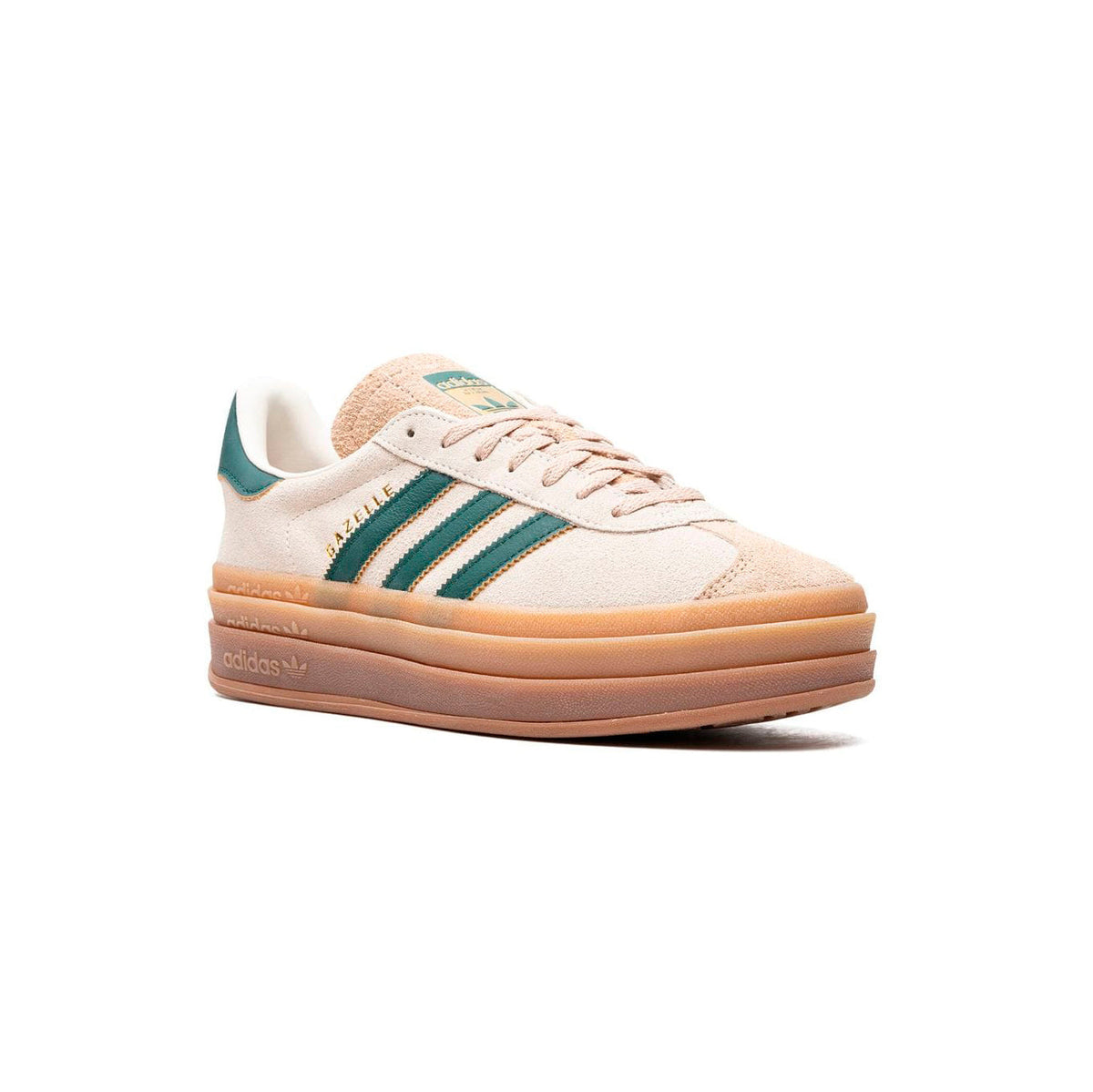adidas Gazelle Bold Baskets Blanc Vert Femme - 2