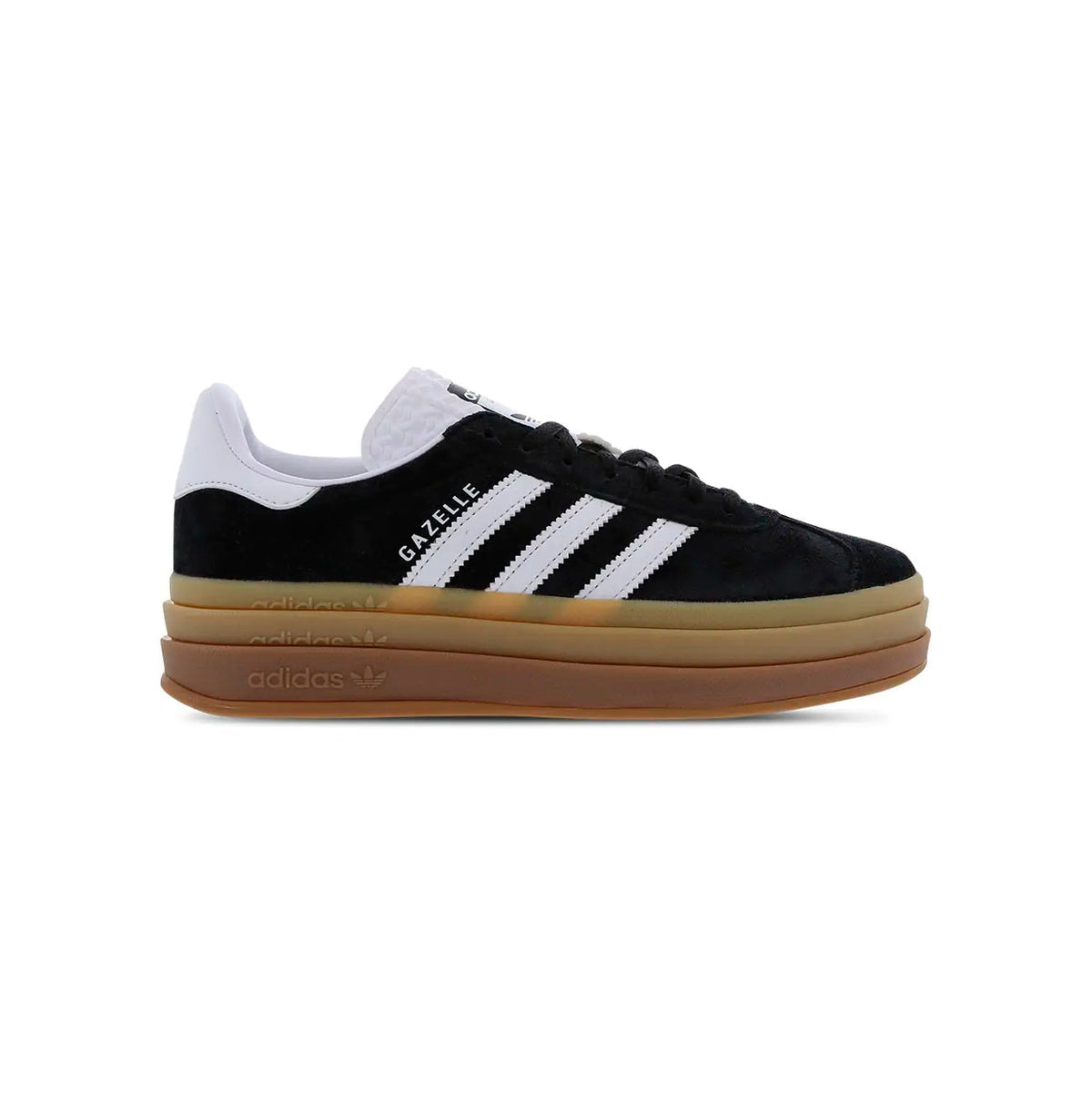 adidas Gazelle Bold Suede Baskets Noir Femme - 1