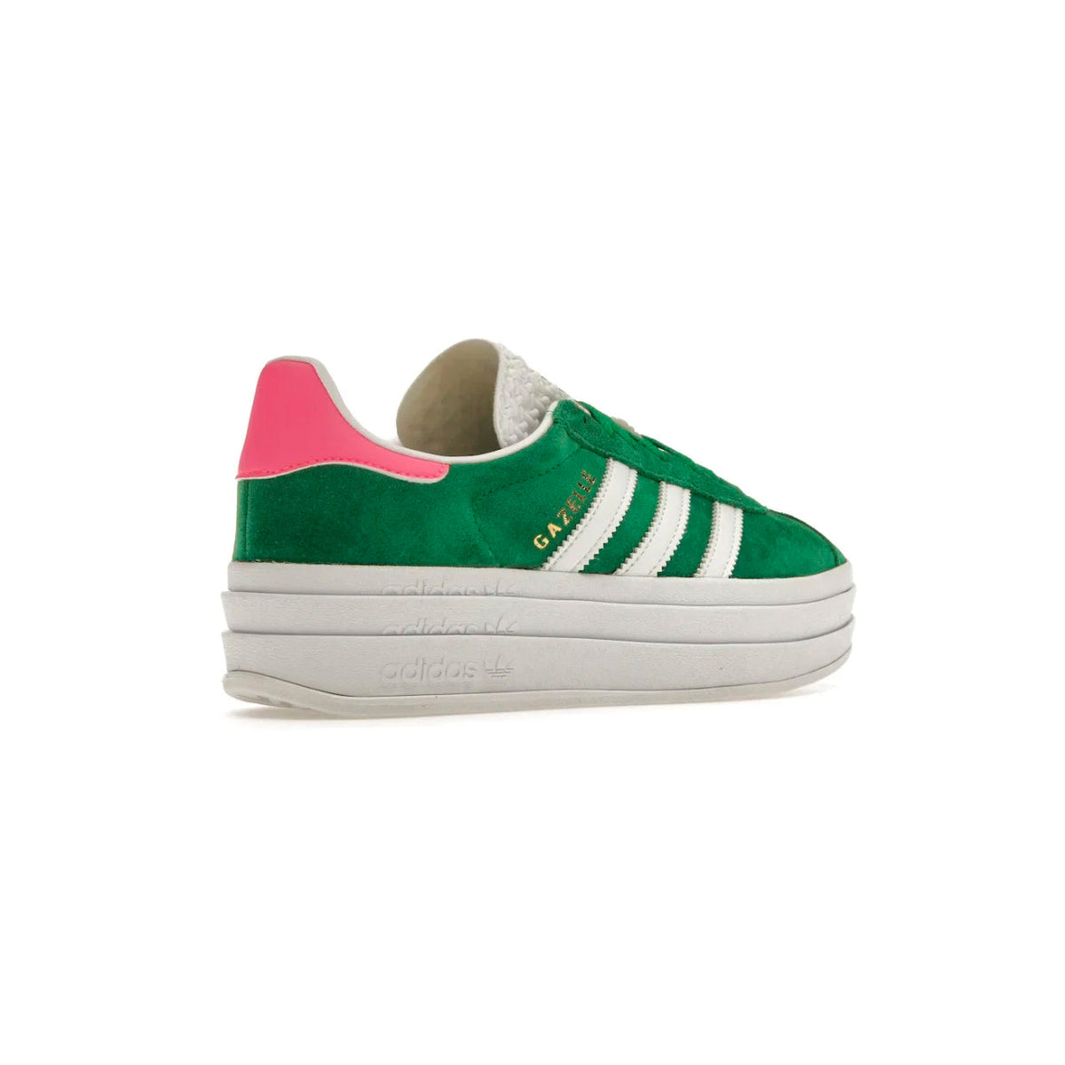 adidas Gazelle Bold Baskets Vert Rose Femme - 2
