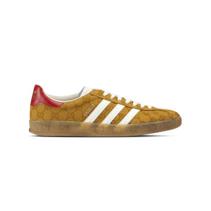 adidas Gazelle x Gucci GG Monogram Baskets Beige Marron Homme Femme - 1