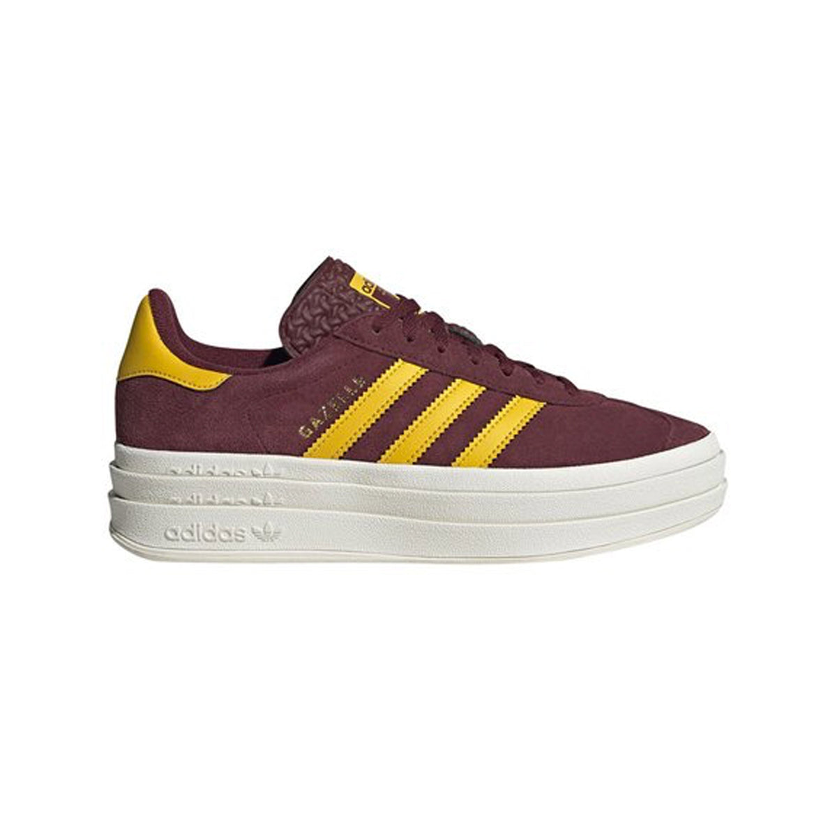 adidas Gazelle Bold Baskets Rouge Or Femme - 1