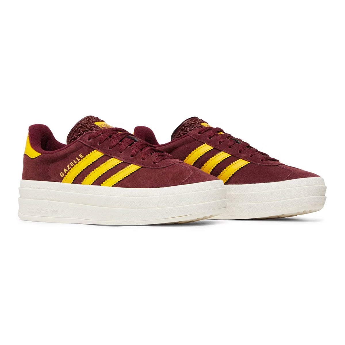 adidas Gazelle Bold Baskets Rouge Or Femme - 2