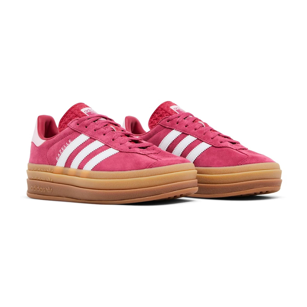 adidas Gazelle Bold Baskets Rose Beige Femme - 2