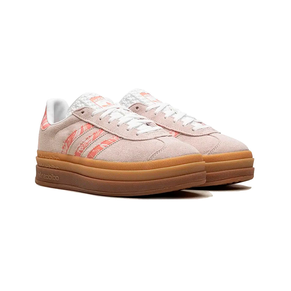 adidas Gazelle Bold Baskets Beige Violet Femme - 2