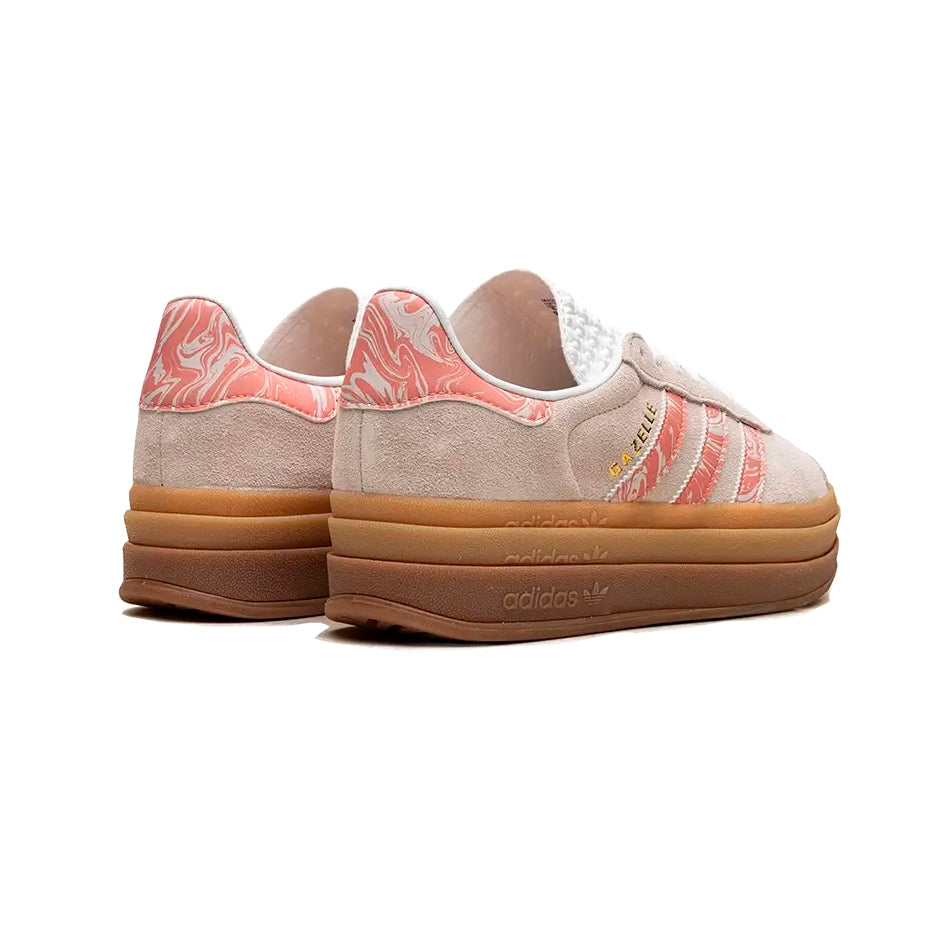 adidas Gazelle Bold Baskets Beige Violet Femme - 3