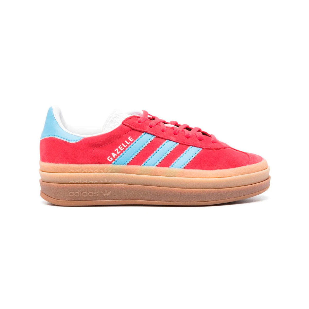 adidas Gazelle Bold Baskets Rouge Bleu Femme - 1