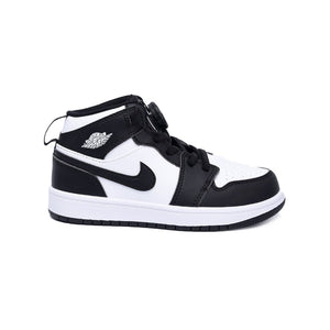 Air Jordan 1 High Panda BOA Baskets Blanc Noir Enfant - 1