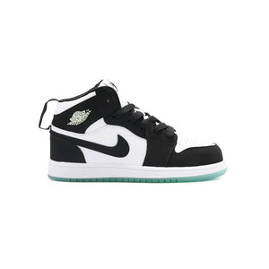 Air Jordan 1 Mid Panda Baskets Blanc Noir Enfant - 1