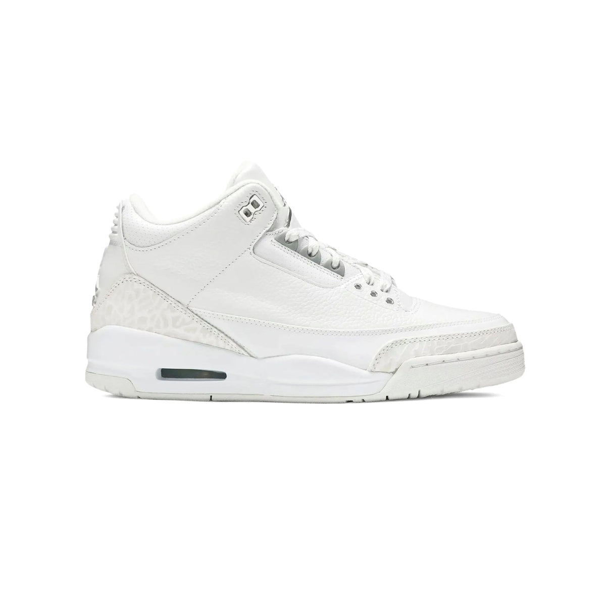 Air Jordan 3 Retro Pure Money Baskets Blanc Argent Homme Femme - 1