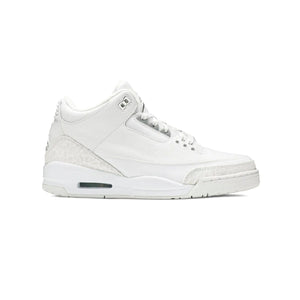 Air Jordan 3 Retro Pure Money Baskets Blanc Argent Homme Femme - 1
