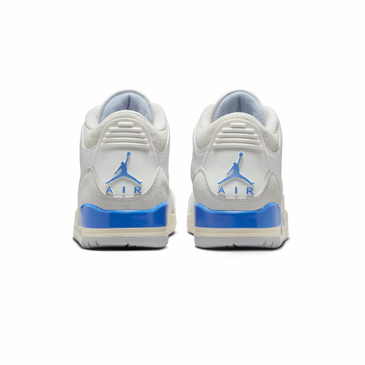 Air Jordan 3 Retro Lucky Shorts Baskets Blanc Bleu Homme Femme - 3