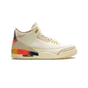 Air Jordan 3 x J Balvin Sunset Baskets Orange Rose Homme Femme - 1
