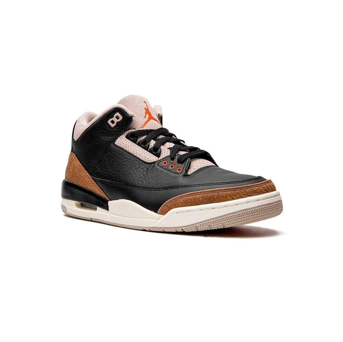 Air Jordan 3 Retro Desert Elephant Baskets Noir Marron Homme Femme - 2