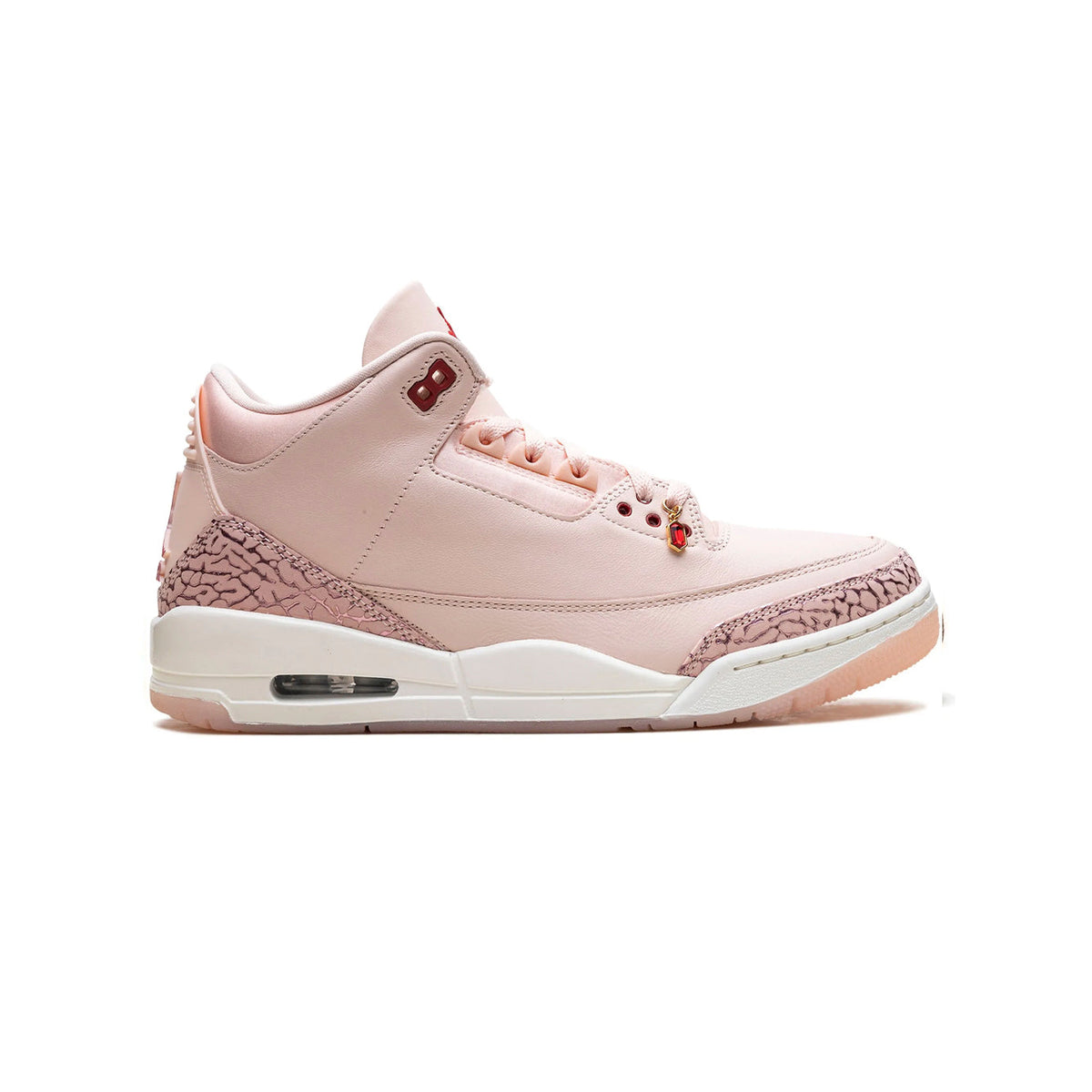 Air Jordan 3 Retro Valentine's Day Treat Yourself Baskets Rose Blanc Mixte - 1