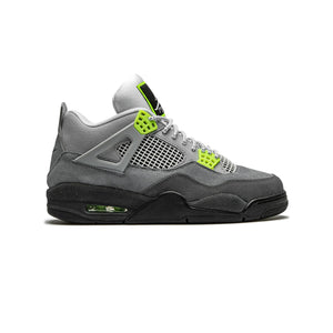 Air Jordan 4 Retro SE Neon 95 Baskets Noir Vert Homme Femme - 1