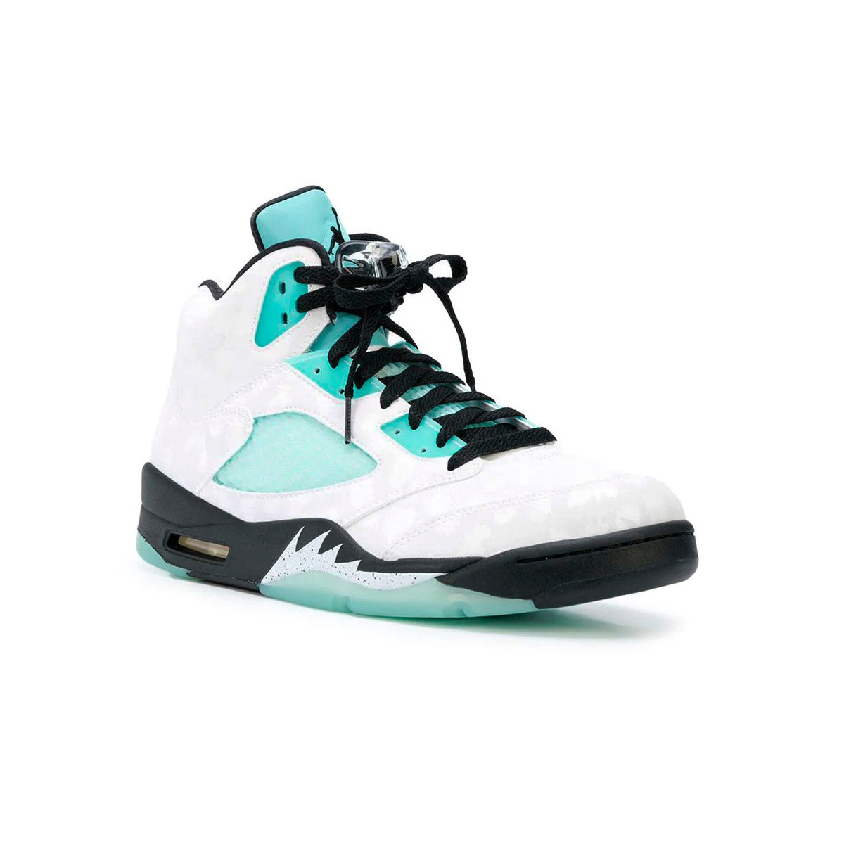 Air Jordan 5 Island Green Baskets Vert Blanc Homme Femme - 2