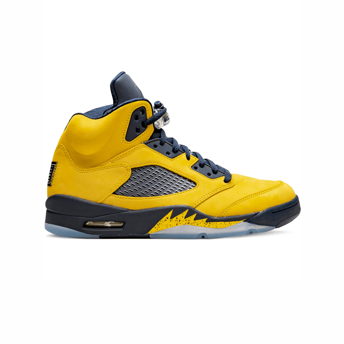 Air Jordan 5 Retro SE Michigan Baskets Bleu Jaune Homme Femme - 1