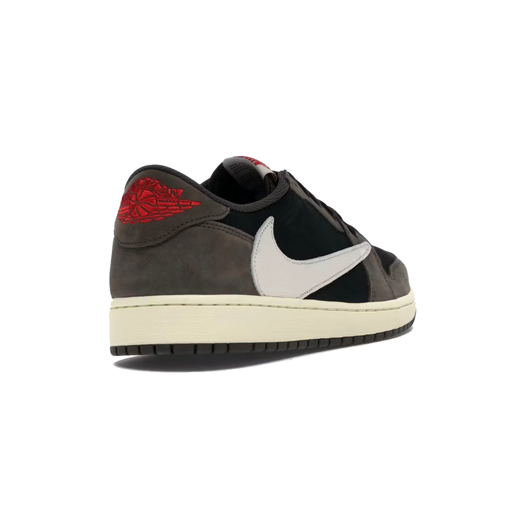 Air Jordan 1 Low x Travis Scott Dark Mocha Baskets Marron Beige Homme Femme - 2