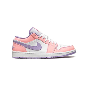 Air Jordan 1 Low Arctic Punch Baskets Rose Blanc Homme Femme - 1