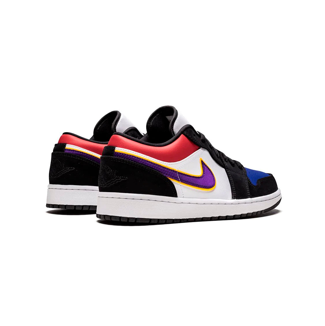 Air Jordan 1 Low Lakers Top 3 Baskets Violet Jaune Homme Femme - 3