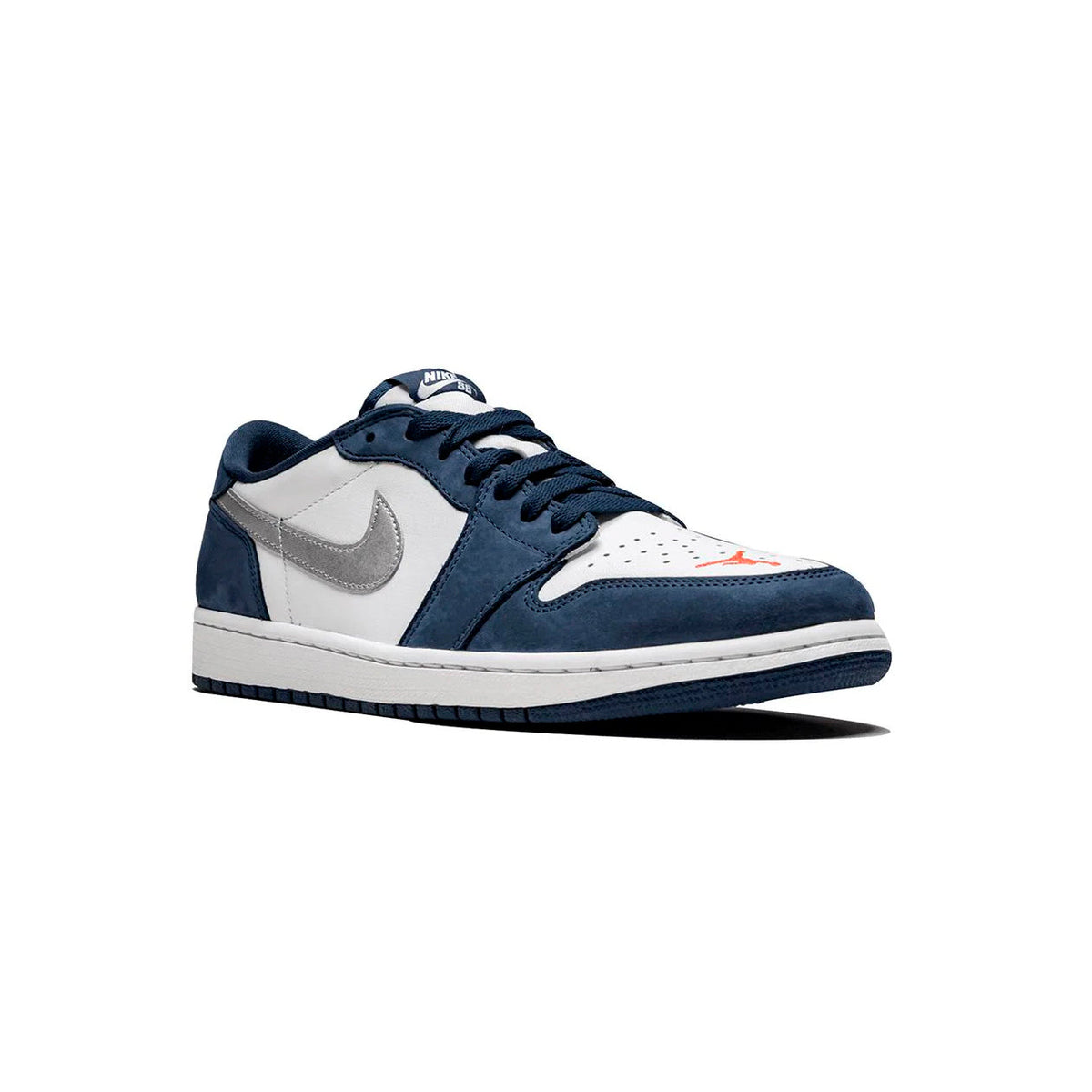 Air Jordan 1 Low x Eric Koston Midnight Navy Baskets Bleu Blanc Homme Femme - 2