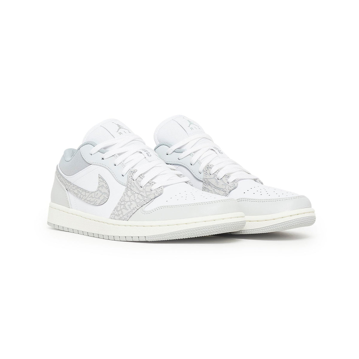 Air Jordan 1 Low Smoke Grey Elephant Baskets Gris Blanc Homme Femme - 2