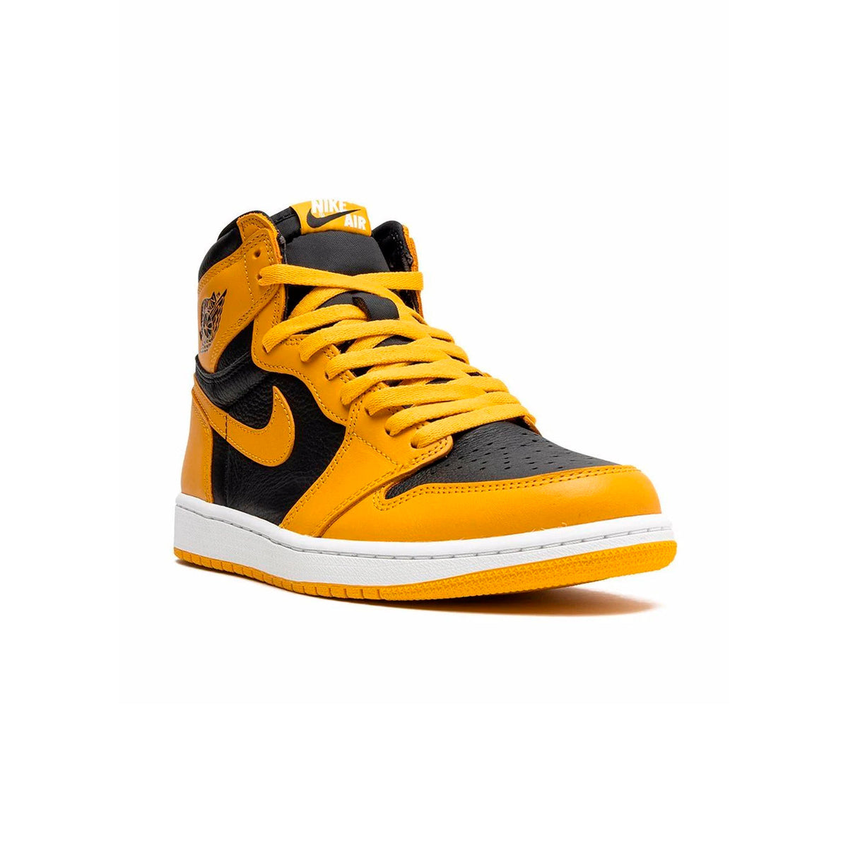 Air Jordan 1 Retro High Pollen Baskets Noir Jaune Homme Femme - 2